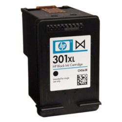 hp 301XL High Yield Ink Cartridge, Black Single Pack, CH563EE